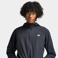 New Balance Woven Hooded Jacket Black / Slate Grey