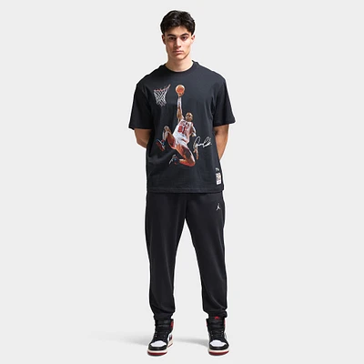 Mitchell & Ness Rodman Signature Rebound T-Shirt / Black