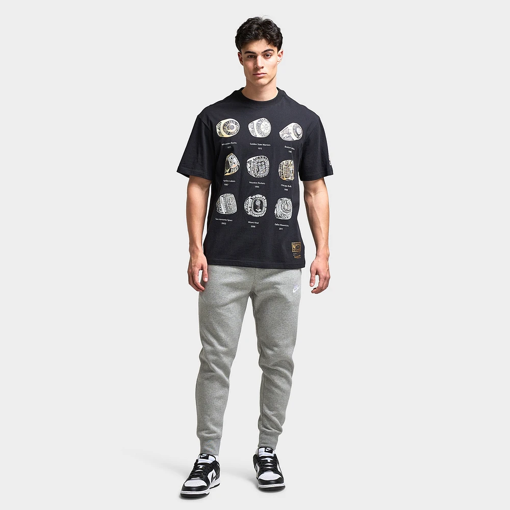 Mitchell & Ness Champ Rings Multi T-Shirt / Black