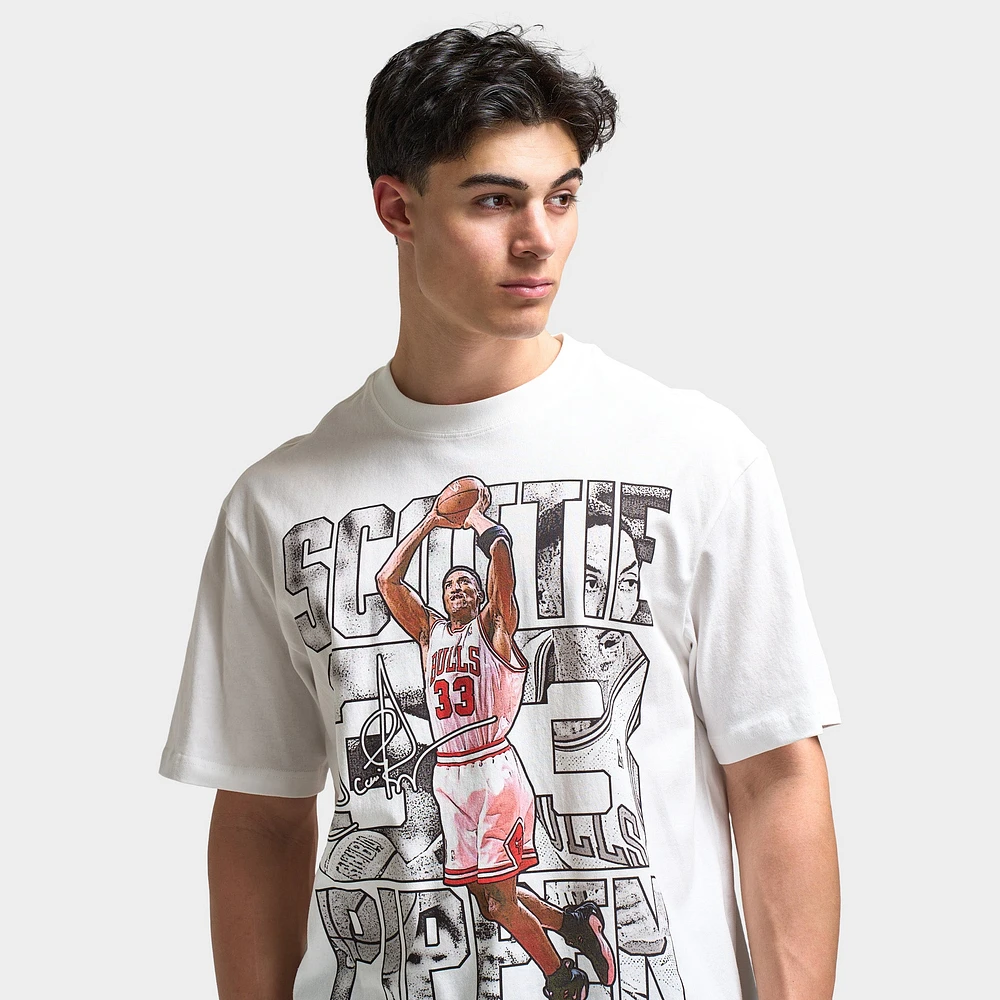 Mitchell & Ness Pippen Mono Dunk T-Shirt / White