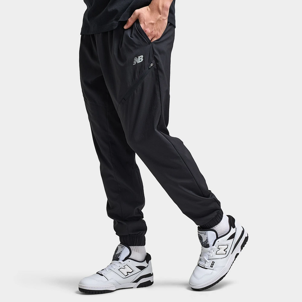 New Balance Woven Zip Pocket Pants Black / Slate Grey