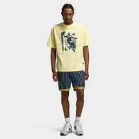 New Balance Hoops Printed Mesh Shorts / NB Navy