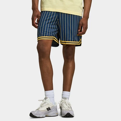 New Balance Hoops Printed Mesh Shorts / NB Navy