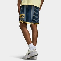 New Balance Hoops Printed Mesh Shorts / NB Navy