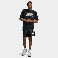 New Balance Hoops 5 Inch Knit Short / Black
