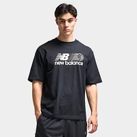 New Balance Hoops Graphic T-Shirt / Black