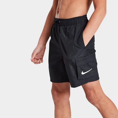 Nike Swim Voyage Packable 6" Cargo Shorts / Black