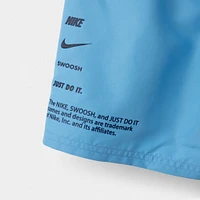 Nike Junior Boys' Stacked Logo Swim Shorts / University Blue