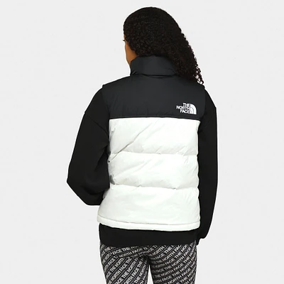 The North Face Women's 1996 Retro Nuptse Vest Gardenia White / Black