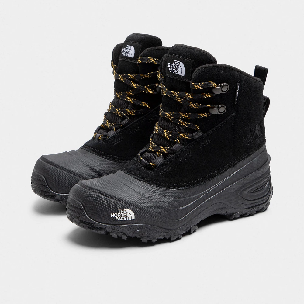 The North Face Juniors' Chilkat V Lace Waterproof Boot TNF Black /