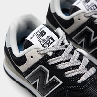 New Balance Children's 574 Black / White