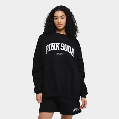 Pink Soda Women's Liberty Crewneck Sweater / Black