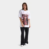 Playboy Women's Diamonte Izabela Oversized Graphic T-Shirt /