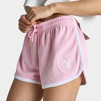 Playboy Retro Terry Shorts / Baby Pink