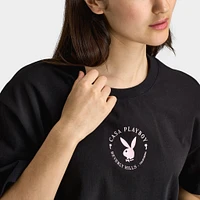 Playboy Women's Pool Playmate Tee Black / Pinkesque