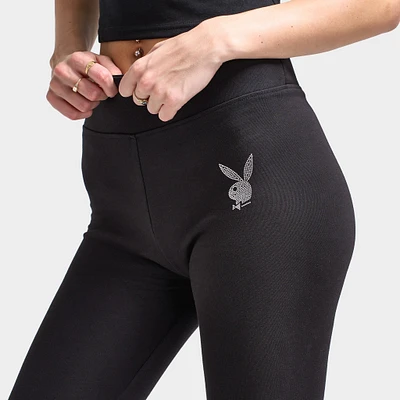 Playboy Bunny Flare Pants / Black