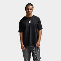 Playboy Chrome RH Oversized Graphic T-Shirt / Black