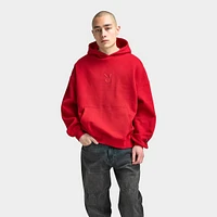 Playboy Script Oversized Hoodie / Red