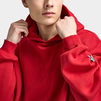 Playboy Script Oversized Hoodie / Red