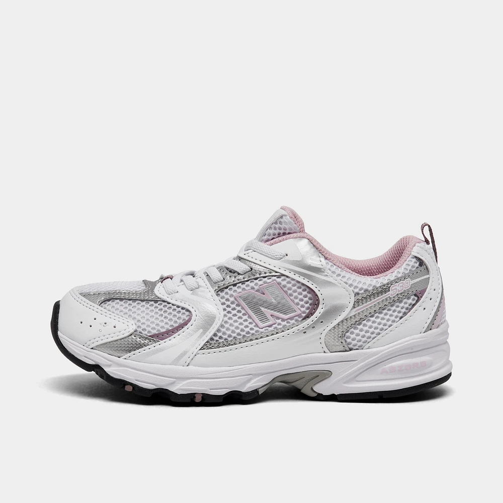 New Balance Children's 530 White / Silver - Pink