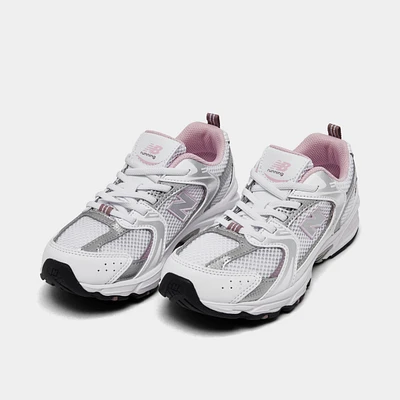 New Balance Children's 530 White / Silver - Pink