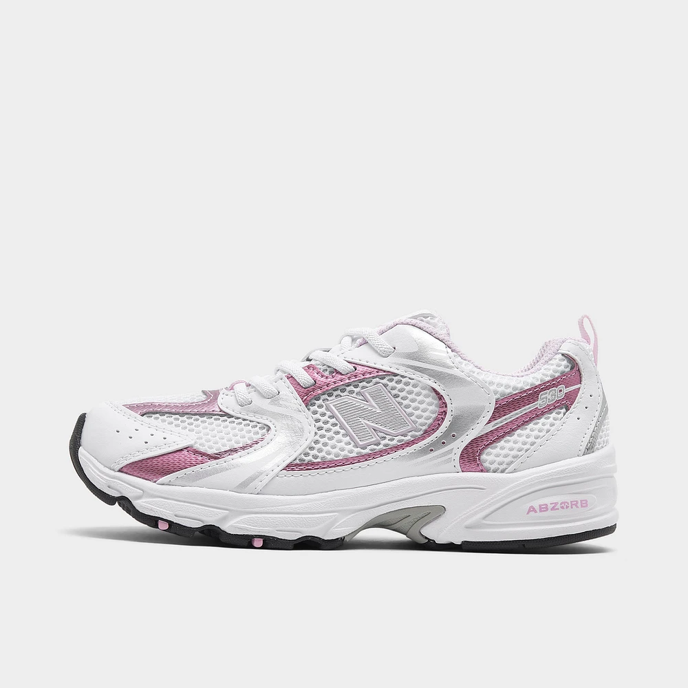 New Balance Children's 530 White / Pink Sugar