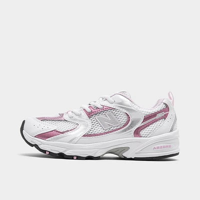 New Balance Children's 530 White / Pink Sugar