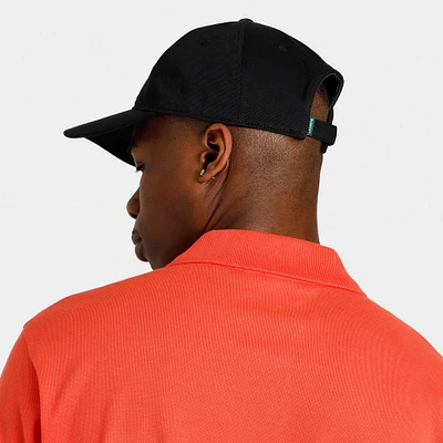 Lacoste Adjustable Organic Cotton Twill Cap / Black