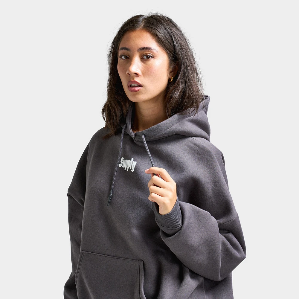 Supply & Demand Women's Wings Pullover Hoodie / Asphalt