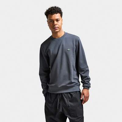 Lacoste Classic Fit Light Double Face Crewneck / Graphite