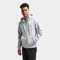 Lacoste Long Sleeve Solid Full-Zip Sweatshirt / Silver Chine