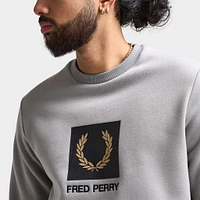 Fred Perry Stacked Branded Sweatshirt / Limestone