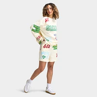 Mayfair Women's Affirmations Sweatshorts / Cream