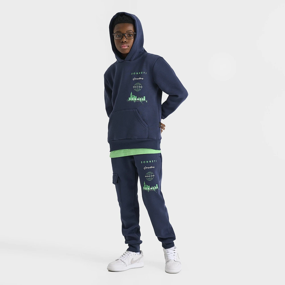 Sonneti Juniors' Stack Hoodie / Grey