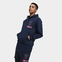 Sonneti Stack Logo Pullover Hoodie / Mood Indigo