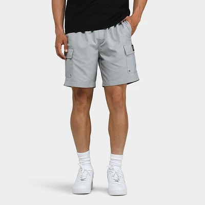 Fred Perry Badge Patch Pocket Swim Shorts / Limestone