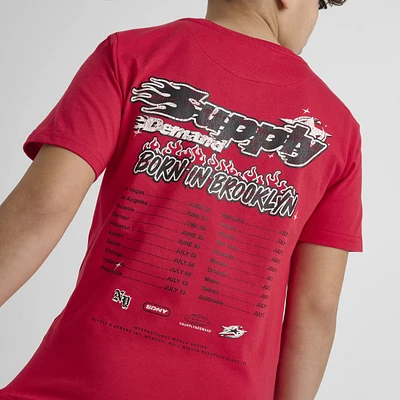 Supply & Demand Junior Boys' Martinez Tee Red / Black