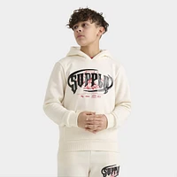 Supply & Demand Junior Boys' Chrome Hoodie Tofu / Chinese Red