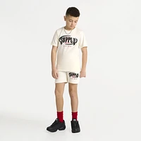 Supply & Demand Junior Boys' Chrome Short Tofu / Chinese Red