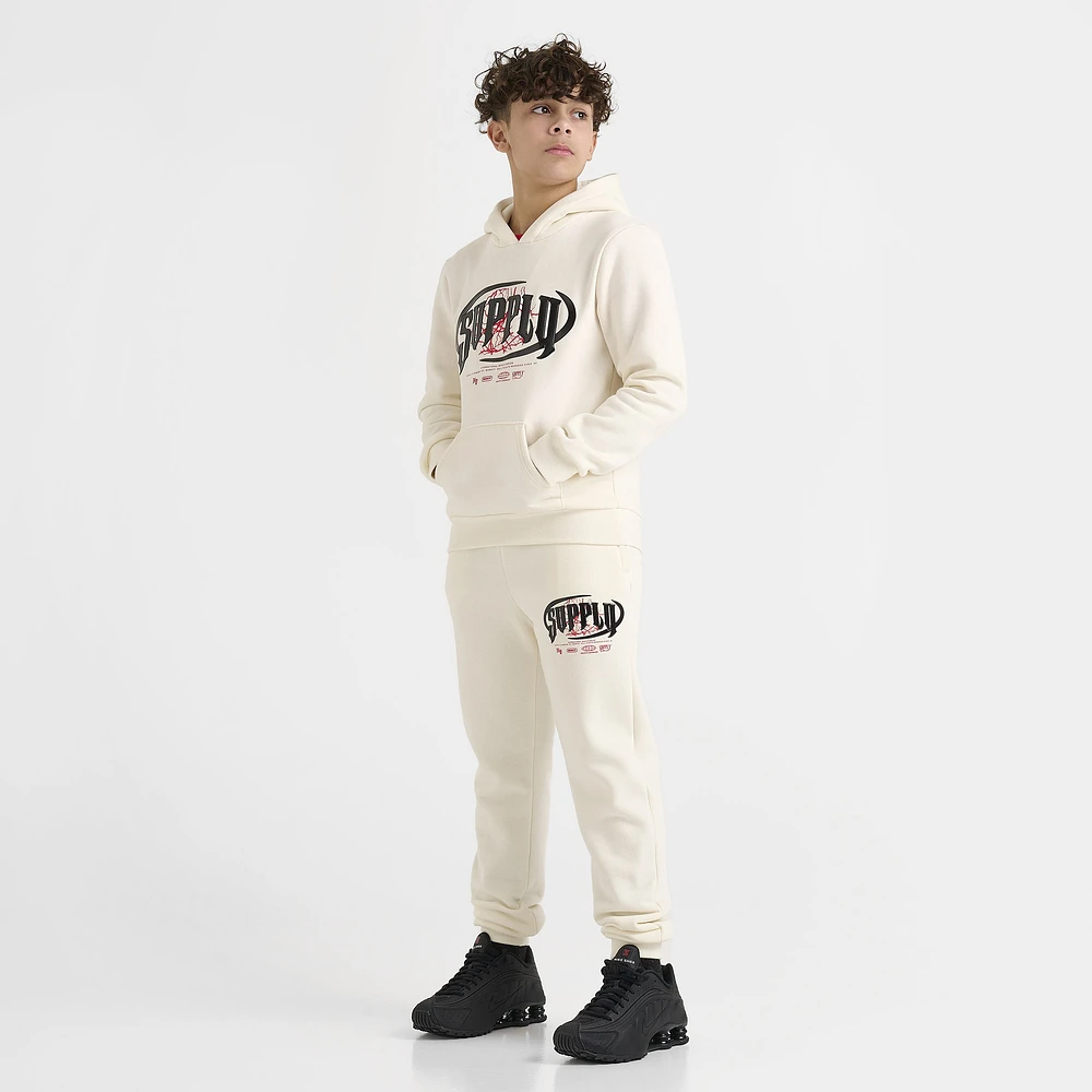 Supply & Demand Junior Boys' Chrome Jogger Pants Tofu / Chinese Red