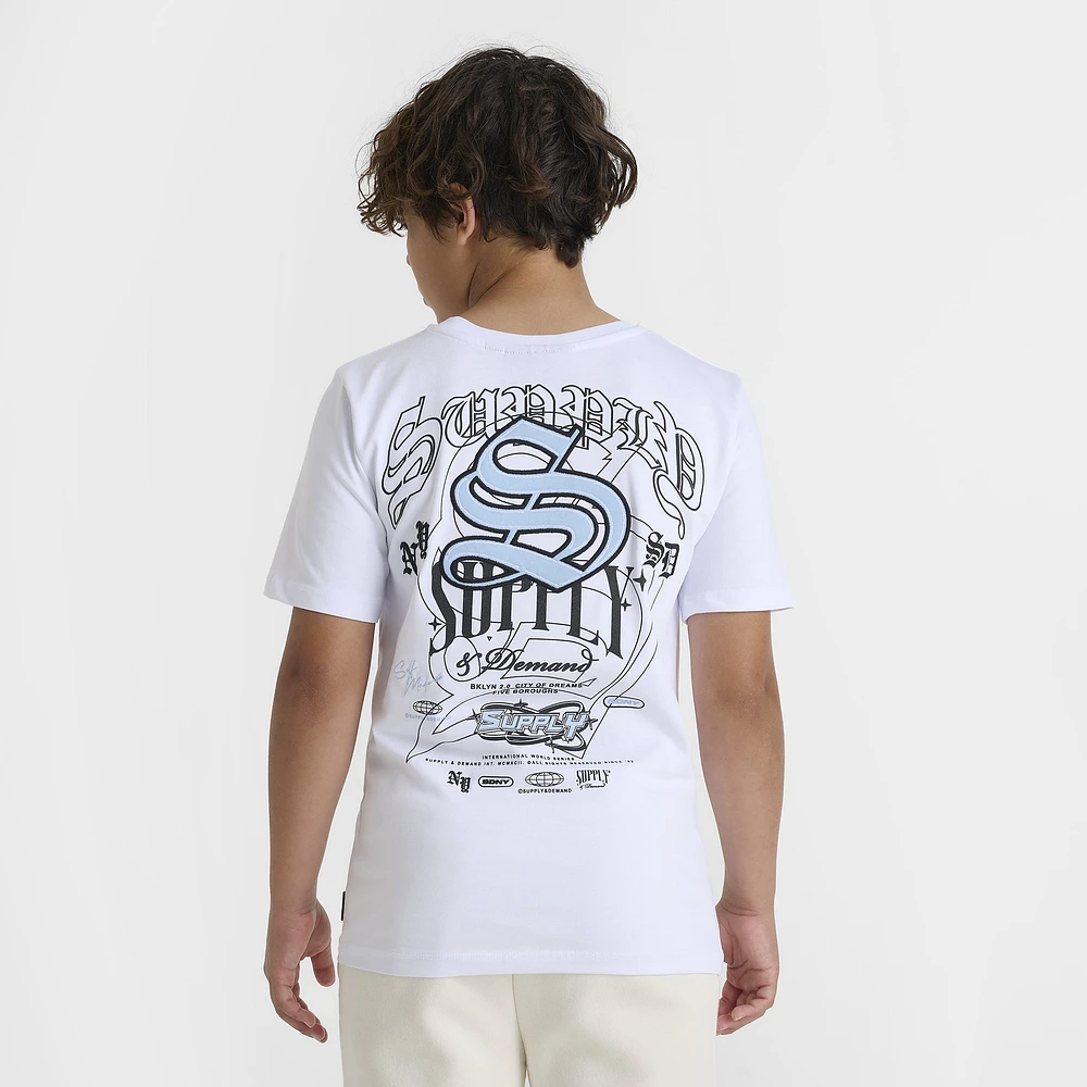 Supply & Demand Junior Boys' Adams Tee / Optic White