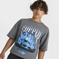 Supply & Demand Junior Boys' Winner Tee / Quiet Shade