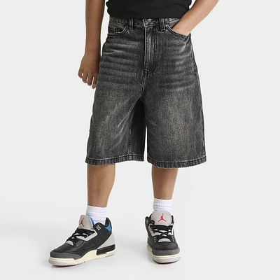 Supply & Demand Junior Boys' Timber Shorts / Washed Black Denim