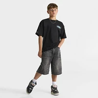 Supply & Demand Junior Boys' Timber Shorts / Washed Black Denim