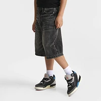 Supply & Demand Junior Boys' Timber Shorts / Washed Black Denim