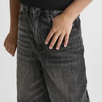 Supply & Demand Junior Boys' Timber Shorts / Washed Black Denim