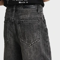 Supply & Demand Junior Boys' Timber Shorts / Washed Black Denim