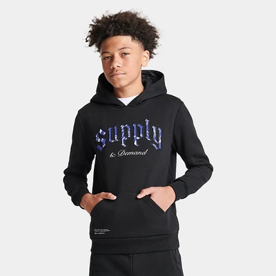 Supply & Demand Junior Boys' Paris Gothic Pullover Hoodie / Black