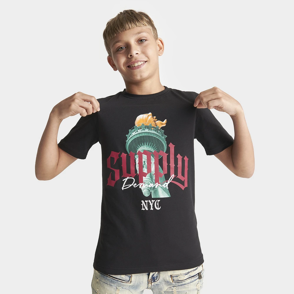 Supply & Demand Junior Boys' Torch T-shirt / Black