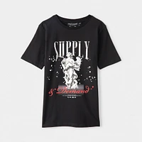 Supply & Demand Junior Boys' Divine T-shirt / Black